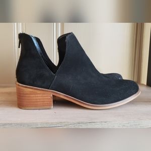 Steve Madden Womens Black Suede Ankle Booties RAISIE Size 8M